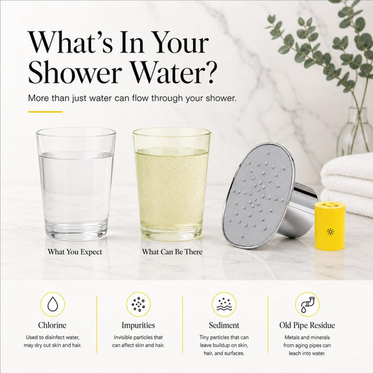 Afina Filtered Shower Head, High Pressure Rainfall (Chrome)