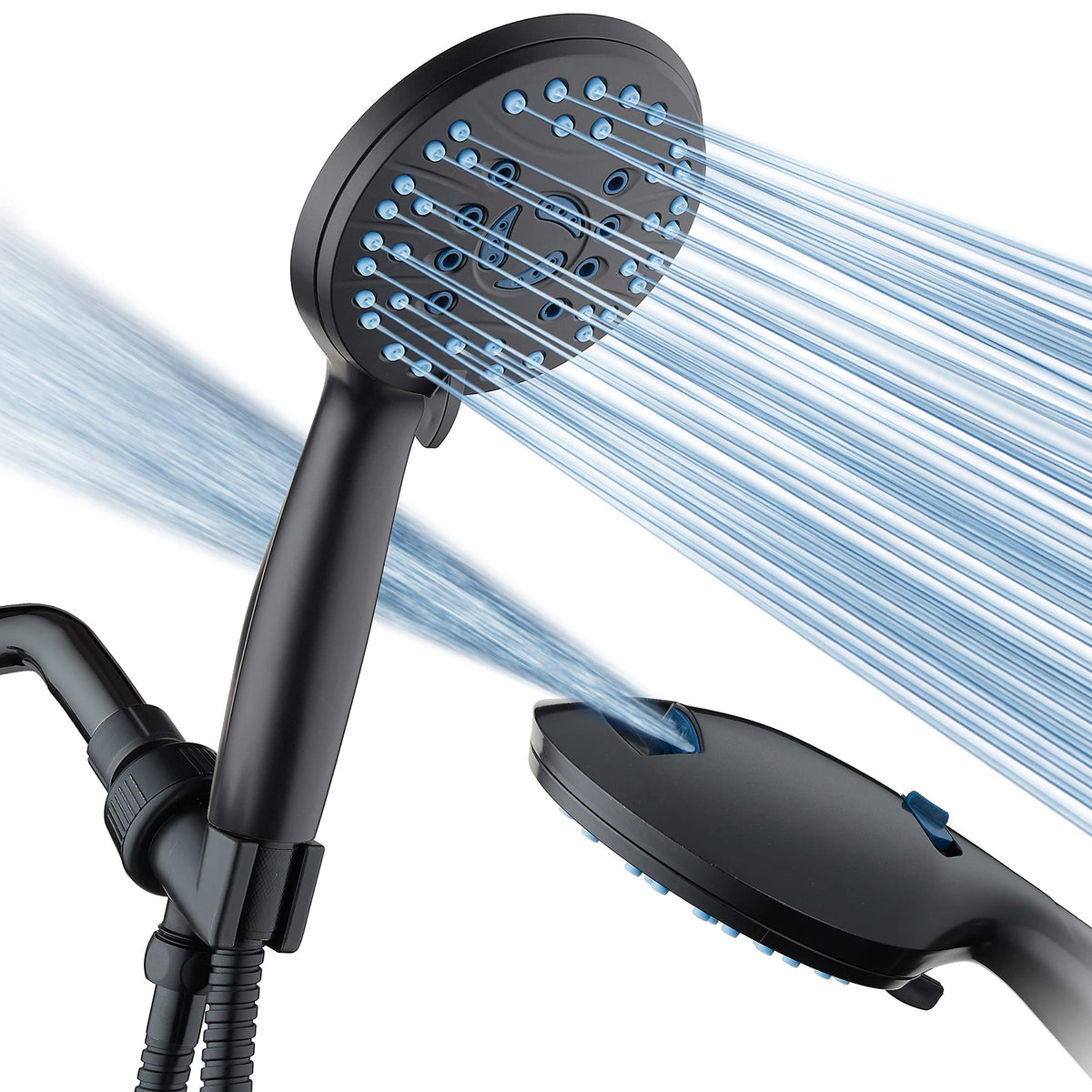 AquaCare 8-mode High Pressure Handheld Shower Head with 2-mode Power Wash