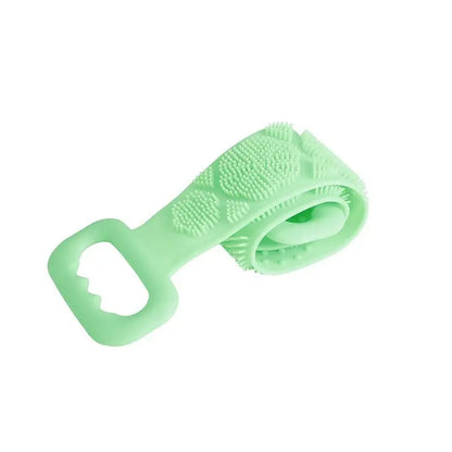 1/2PCS Body Exfoliating Bath Set, Silicone Body Scrubber, Back Scrubber Strap, Bath Sponge & Massage Brush, Double-Sided Deep Cleansing Shower Accessories for Men & Women, Skin Exfoliation & Body Care
