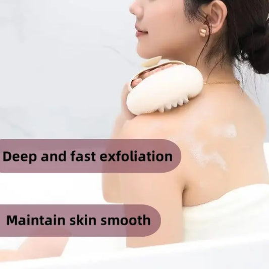 2 Counts Bath Sponge Body Brush,Exfoliating Body Scrubber Mesh Balls,Bath Loofah Sponge Brush to Scrub The Body and Enjoy Shower-Random Colors sponge baby natural sponge,sohochic