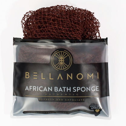 African Exfoliating Net Sponge, Authentic Ethically Sourced from Nigeria Body Scrubber