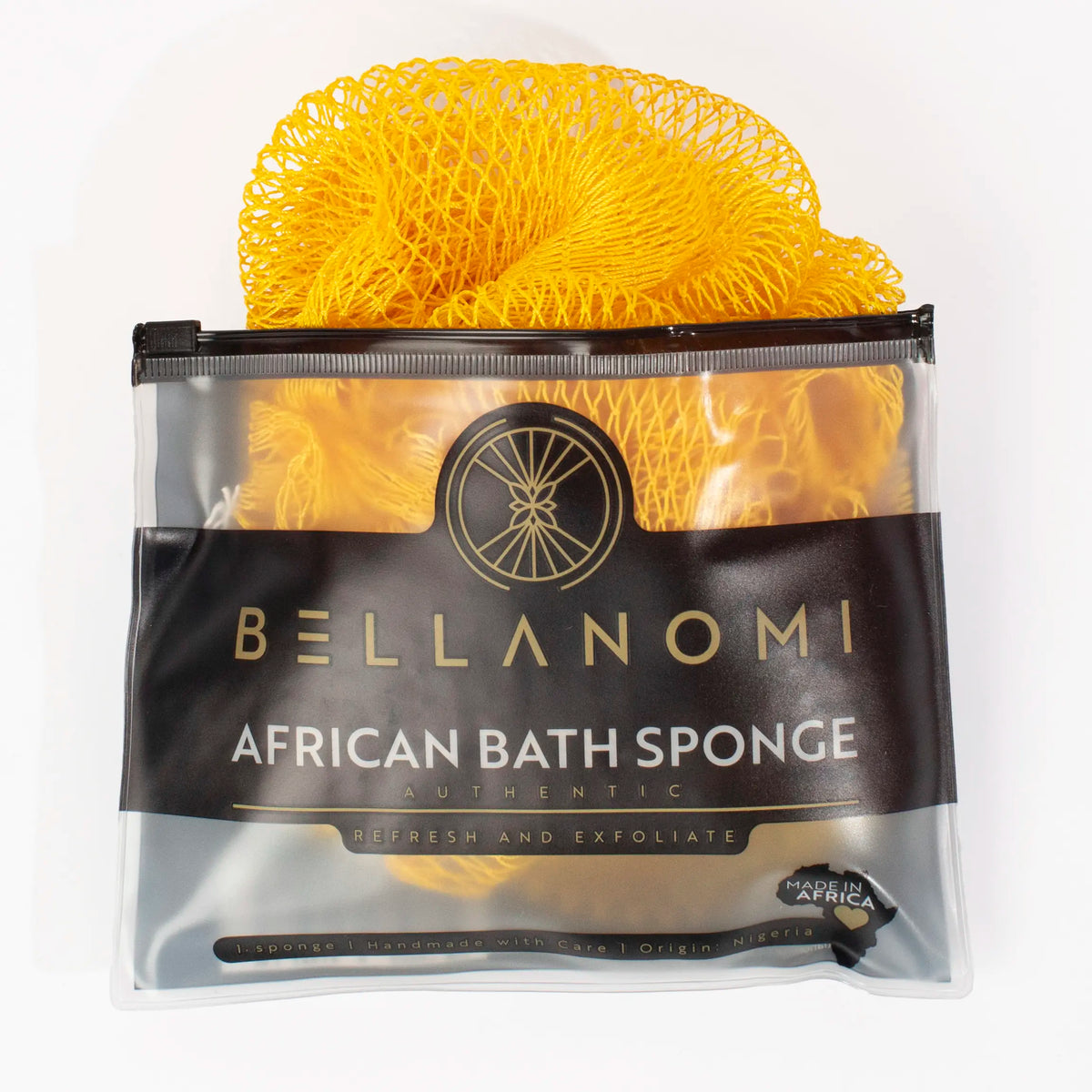 African Exfoliating Net Sponge, Authentic Ethically Sourced from Nigeria Body Scrubber