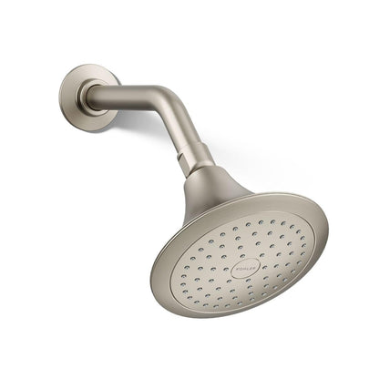 KOHLER 10282-AK-BN Forté® Single-function showerhead, 2.5 GPM, Corrosion Resistant Finish, Vibrant Brushed Nickel