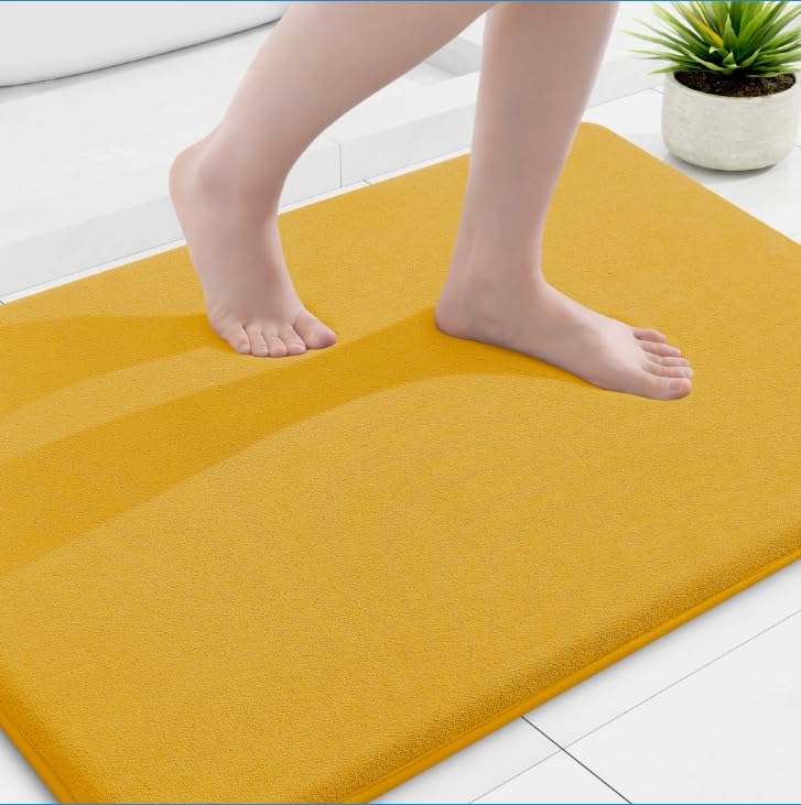 Smiry Memory Foam Bath Mat 30x20, Extra Soft and Absorbent Bathroom Rugs