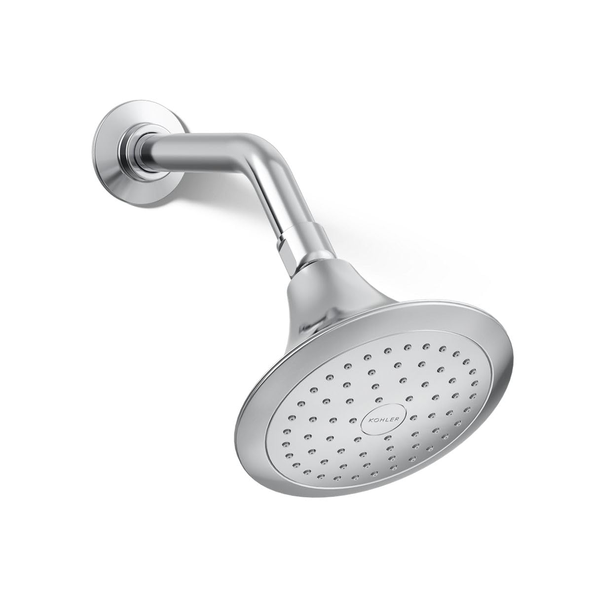KOHLER 10282-AK-BN Forté® Single-function showerhead, 2.5 GPM, Corrosion Resistant Finish, Vibrant Brushed Nickel