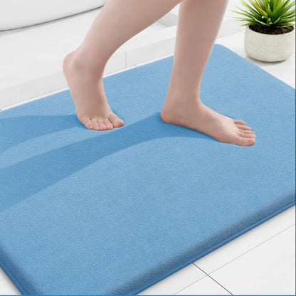 Smiry Memory Foam Bath Mat 30x20, Extra Soft and Absorbent Bathroom Rugs