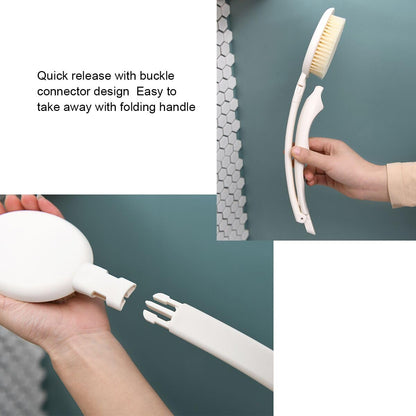 LFJ 19" Long Handle Shower Sponge Brush Set