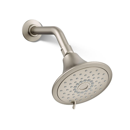 KOHLER 22169-G-CP Forté® Three-function showerhead, 1.75 GPM, Full Coverage, Pulsating Massage, Silk Spray, Corrosion Resistant, Polished Chrome