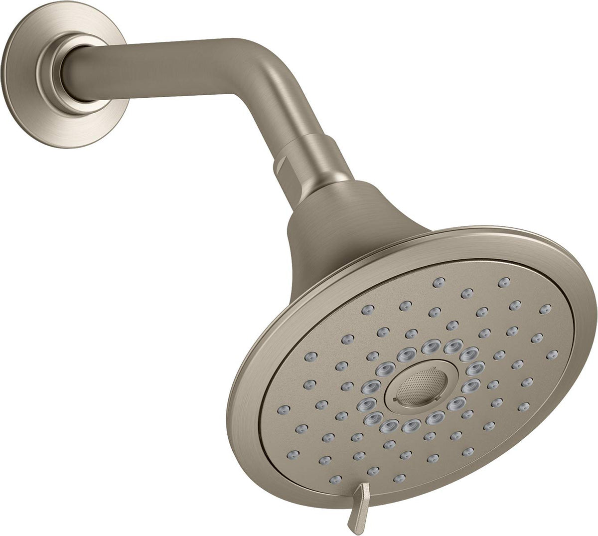KOHLER 22169-G-CP Forté® Three-function showerhead, 1.75 GPM, Full Coverage, Pulsating Massage, Silk Spray, Corrosion Resistant, Polished Chrome