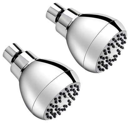 AISOSO Fixed Shower Head High Pressure 3 Inch Showerhead Chrome