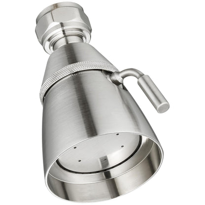 Angle Simple Shower Head High Pressure, Brass Shower Sprayer G 1/2, Chrome