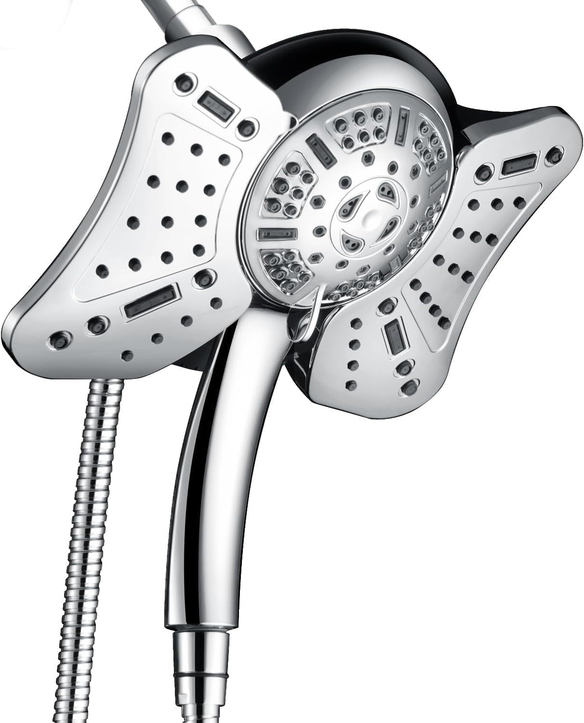 GRICH Shower Head with Handheld Spray - Dual High Pressure Showerhead