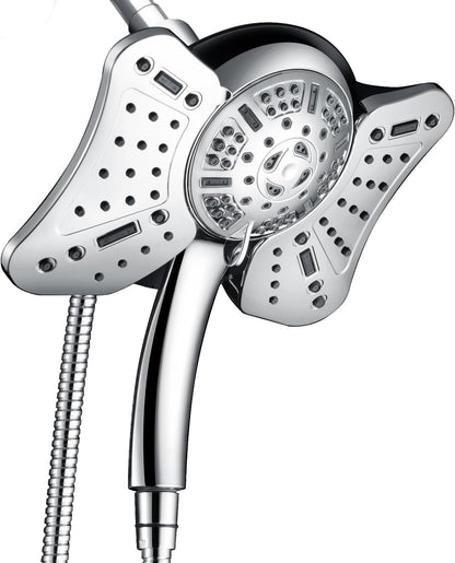 GRICH Shower Head with Handheld Spray - Dual High Pressure Showerhead