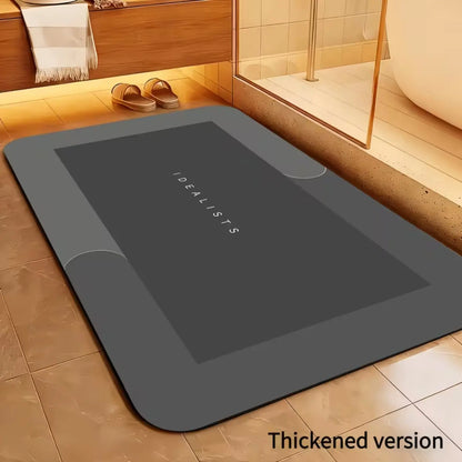 Super Absorbent Quick-Dry Bath Mat - Soft, Non-Slip Diatomite-19.69*31.5inch