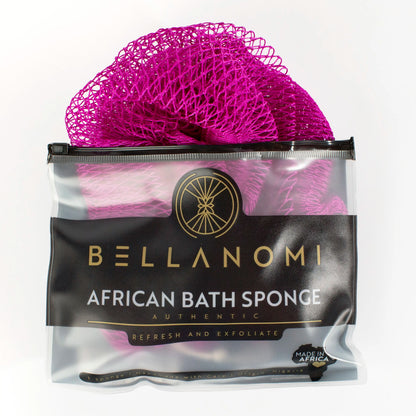 African Exfoliating Net Sponge, Authentic Ethically Sourced from Nigeria Body Scrubber