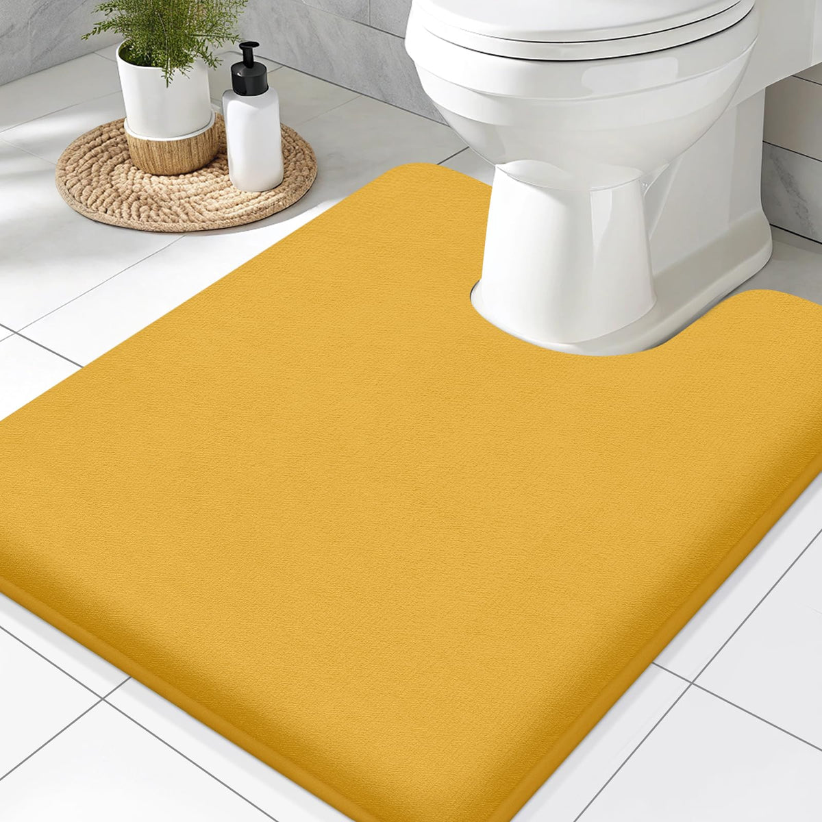 Smiry Memory Foam Bath Mat 30x20, Extra Soft and Absorbent Bathroom Rugs