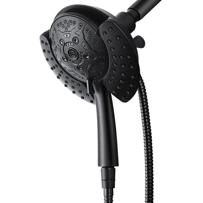 INAVAMZ 2 in 1 Shower Head with Handheld Combo High Pressure Silver 1.8 GPM