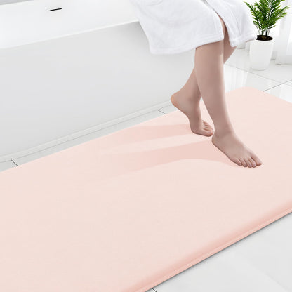 Smiry Memory Foam Bath Mat 30x20, Extra Soft and Absorbent Bathroom Rugs
