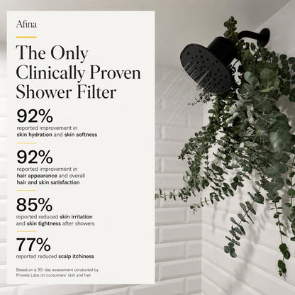 Afina Filtered Shower Head, High Pressure Rainfall (Chrome)