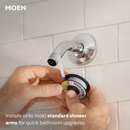 Moen Ignite Chrome Five-function Shower Head With 2.5 GPM High-Pressure Spray, 20090