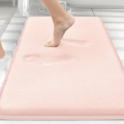 Smiry Memory Foam Bath Mat 30x20, Extra Soft and Absorbent Bathroom Rugs