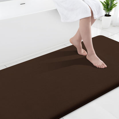 Smiry Memory Foam Bath Mat 30x20, Extra Soft and Absorbent Bathroom Rugs