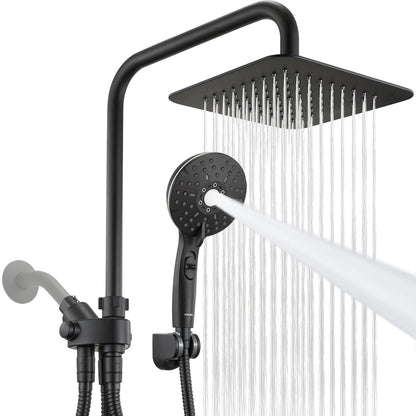 Ryamen Dual Shower Head Combo, 8'' Rain Shower Head with Handheld Spray