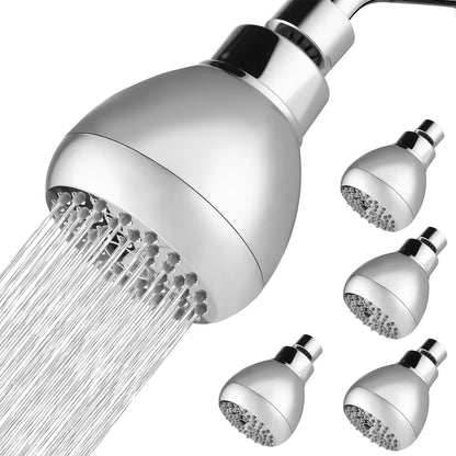 10 Pack High Pressure Shower Head - Powerful Bathroom Pressure Boosting Showerhead - Perfect Universal Replacement for Rain Shower Heads(Chrome)