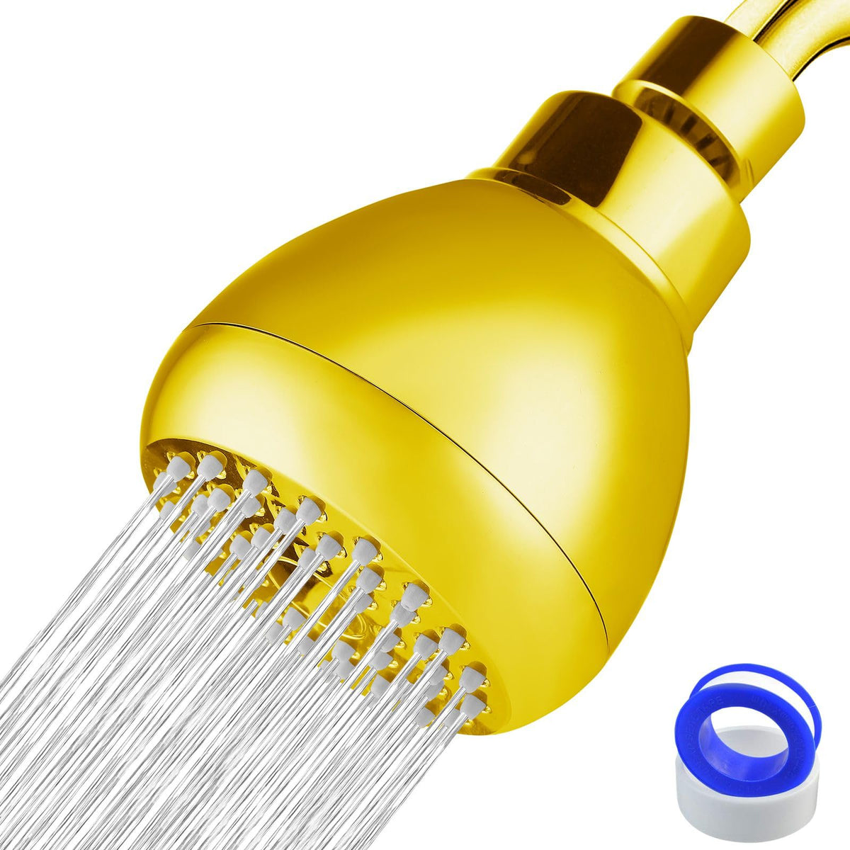 10 Pack High Pressure Shower Head - Powerful Bathroom Pressure Boosting Showerhead - Perfect Universal Replacement for Rain Shower Heads(Chrome)