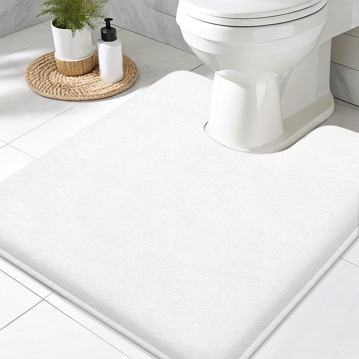 Smiry Memory Foam Bath Mat 30x20, Extra Soft and Absorbent Bathroom Rugs