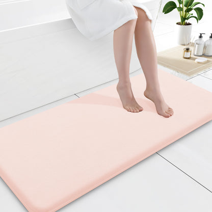 Smiry Memory Foam Bath Mat 30x20, Extra Soft and Absorbent Bathroom Rugs