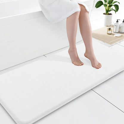 Smiry Memory Foam Bath Mat 30x20, Extra Soft and Absorbent Bathroom Rugs