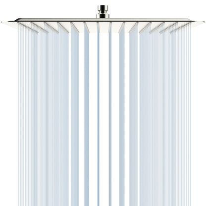 SR SUN RISE 12 Inch Brass Rain Shower Head Oil Rubbed Bronze High Pressure Rainfall Showerhead Water Saving