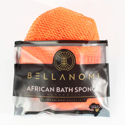 African Exfoliating Net Sponge, Authentic Ethically Sourced from Nigeria Body Scrubber