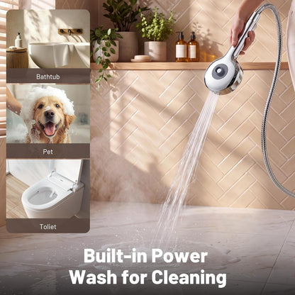 Rain Shower Head with Handheld Spray Combo, 2026 Magnetic Shower Head