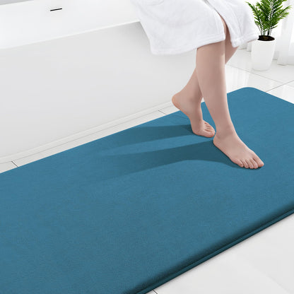 Smiry Memory Foam Bath Mat 30x20, Extra Soft and Absorbent Bathroom Rugs