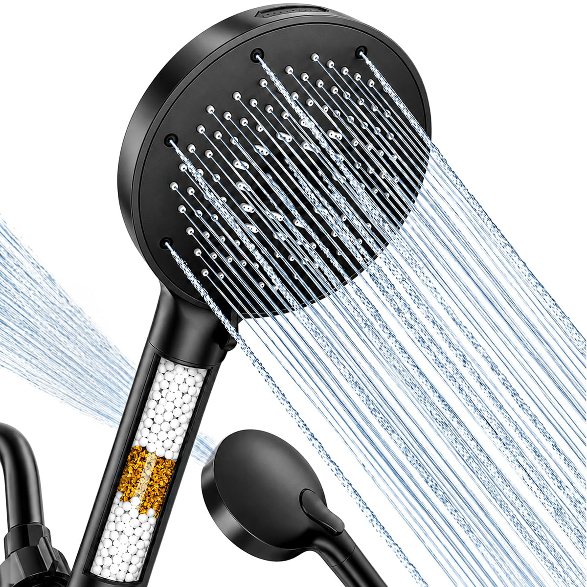 SR SUN RISE High Pressure Filtered Handheld Shower Head 9 Spray（1 filter）