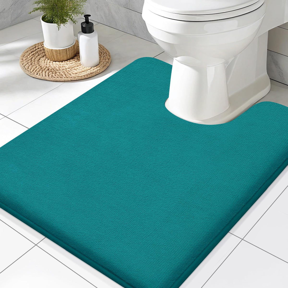 Smiry Memory Foam Bath Mat 30x20, Extra Soft and Absorbent Bathroom Rugs