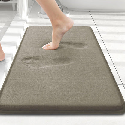 Smiry Memory Foam Bath Mat 30x20, Extra Soft and Absorbent Bathroom Rugs