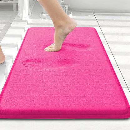 Smiry Memory Foam Bath Mat 30x20, Extra Soft and Absorbent Bathroom Rugs