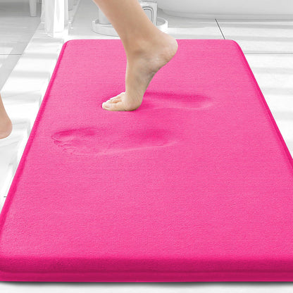 Smiry Memory Foam Bath Mat 30x20, Extra Soft and Absorbent Bathroom Rugs