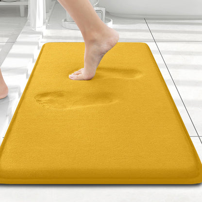 Smiry Memory Foam Bath Mat 30x20, Extra Soft and Absorbent Bathroom Rugs