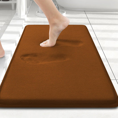 Smiry Memory Foam Bath Mat 30x20, Extra Soft and Absorbent Bathroom Rugs