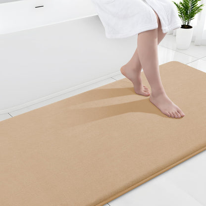 Smiry Memory Foam Bath Mat 30x20, Extra Soft and Absorbent Bathroom Rugs