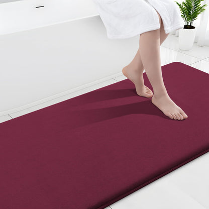 Smiry Memory Foam Bath Mat 30x20, Extra Soft and Absorbent Bathroom Rugs