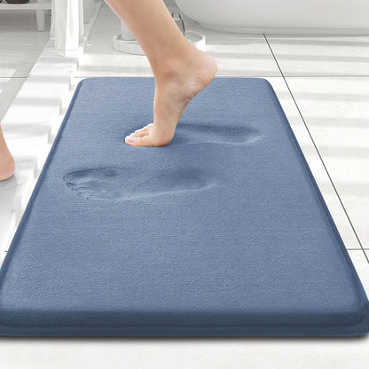 Smiry Memory Foam Bath Mat 30x20, Extra Soft and Absorbent Bathroom Rugs