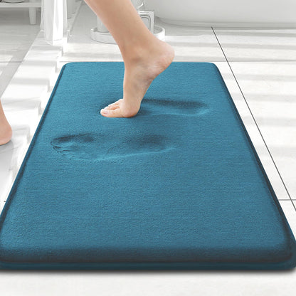 Smiry Memory Foam Bath Mat 30x20, Extra Soft and Absorbent Bathroom Rugs
