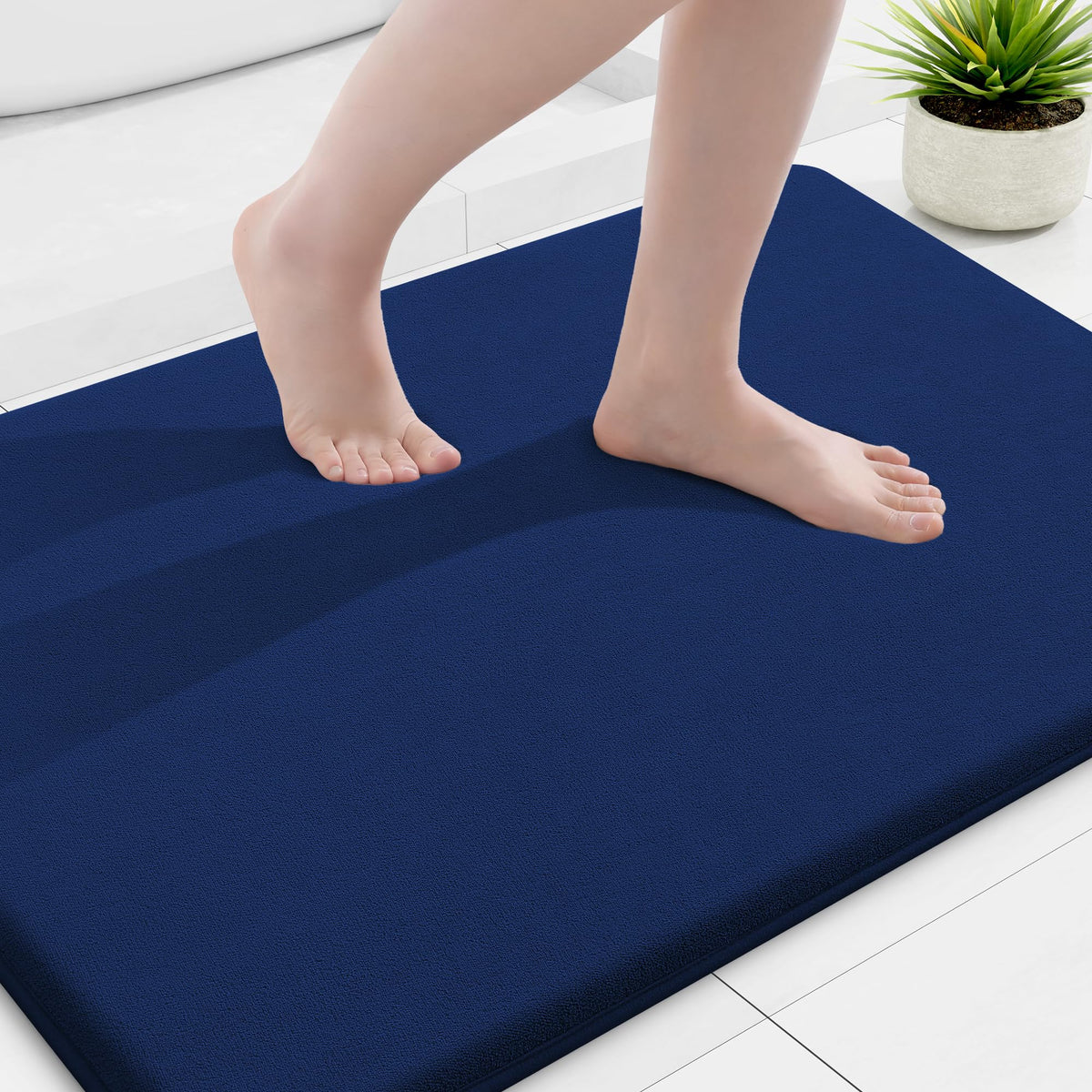 Smiry Memory Foam Bath Mat 30x20, Extra Soft and Absorbent Bathroom Rugs