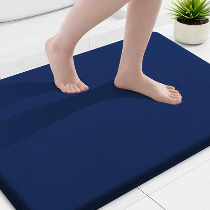 Smiry Memory Foam Bath Mat 30x20, Extra Soft and Absorbent Bathroom Rugs