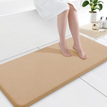 Smiry Memory Foam Bath Mat 30x20, Extra Soft and Absorbent Bathroom Rugs